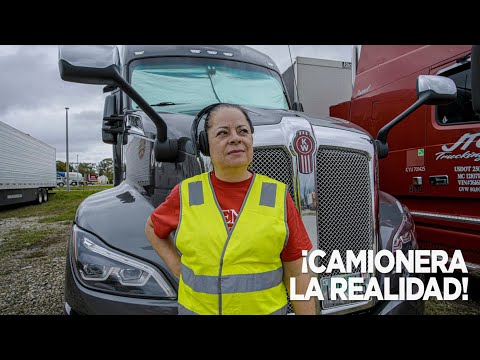 Así es la VIDA de una CAMIONERA en Estados Unidos 🇺🇸 !La REALIDAD!