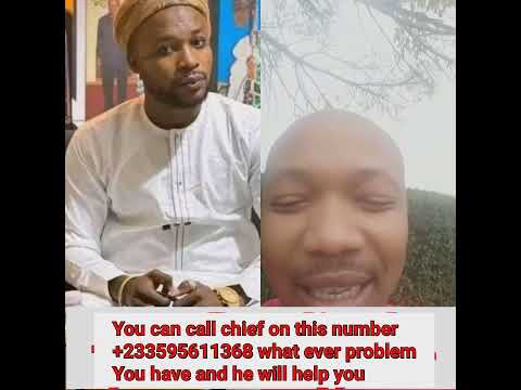 I am a spiritual and native doctor who is ready to assist you with your problems tell +233595611368