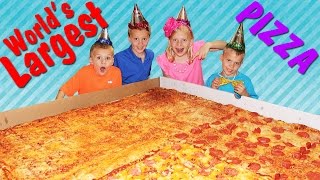WORLD'S LARGEST PIZZA