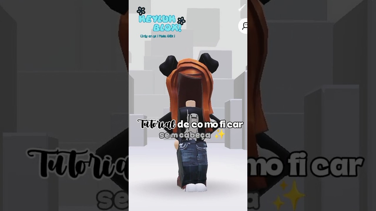 👽✨ COMO FICAR SEM CABEÇA DE GRAÇA NO ROBLOX ! 👽✨ | #roblox #tutorial #skinsgratis