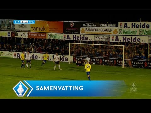 Highlights KNVB Beker: Staphorst - Koninklijke HFC (20/9/2017)