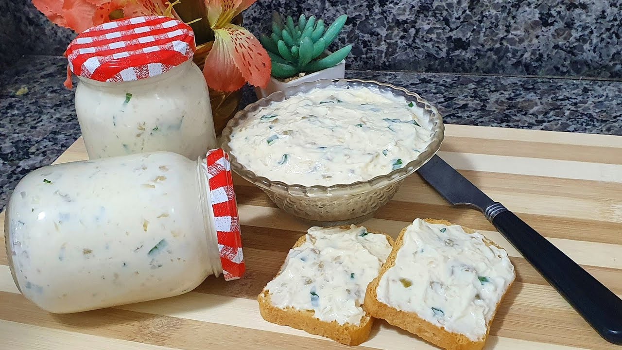 RECEITA DE PADARIA PATÊ DE QUEIJO E AZEITONA FÁCIL E DELICIOSO!