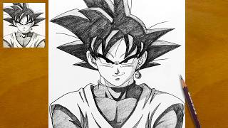 Goku Black Pencil Drawing | Step by Step Anime Art