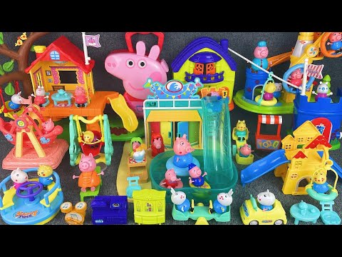 10 Minutes Satisfying with Unboxing Peppa Pig Playground & Swimming Pool Play Set Review Toys | ASMR