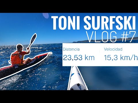 SURFSKI DOWNWIND (24KM RACING) Vlog #7