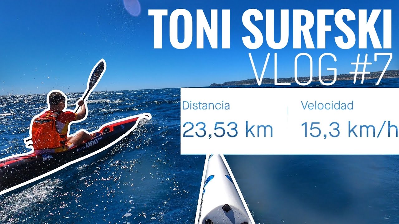 SURFSKI DOWNWIND (24KM RACING) Vlog #7