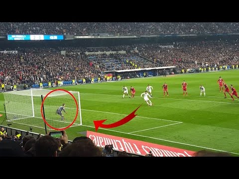 Gol de James Rodriguez desde la grada | Real Madrid VS Sevilla | Copa del Rey 2017 | 04/01/17