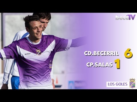 Los goles CD.Becerril 6 - Salas 1