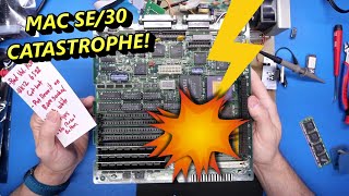 Recapping my Mac SE/30 wrecked it