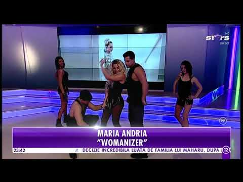 MARIA ANDRIA - WOMANIZER (agentia vip TV show)