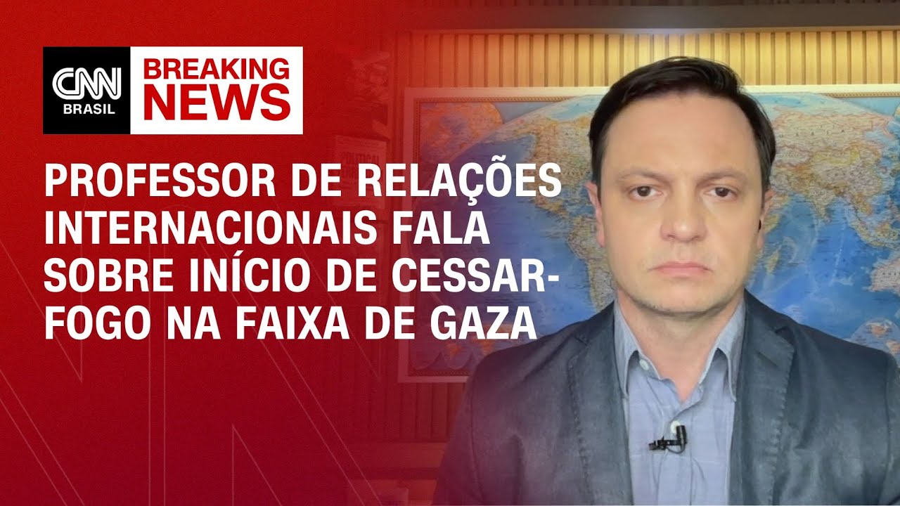 Professor de Relações Internacionais fala sobre início de cessar-fogo na Faixa de Gaza | CNN BRASIL