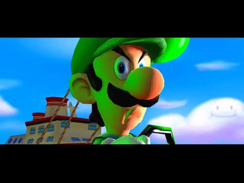 REMASTERED64: Stupid Mario Kart but I remade the Luigi Death Stare scene