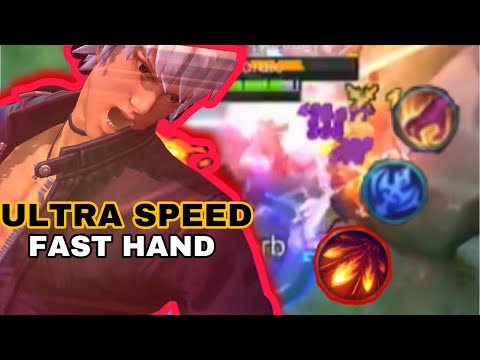 ULTRA SPEED FAST HAND COMBO GUSION K 🔥 MOIBLE LEGENDS
