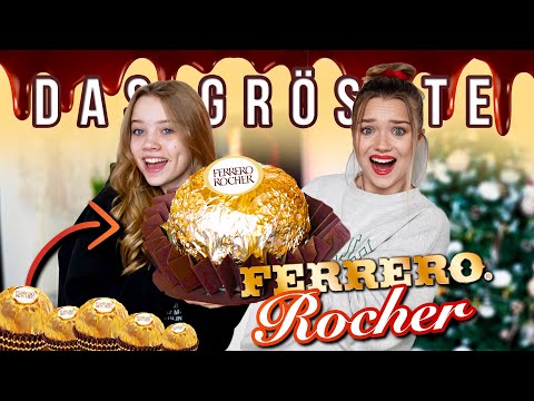 DAS GRÖßTE FERRERO ROCHER DER WELT mit meiner Schwester 😍