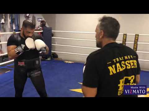 Kambis Rahmani - Pratzen Arbeit mit Coach Nasser Chahrour