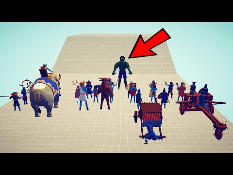 HULK vs EVERY FACTION - Totally Accurate Battle Simulator TABS