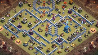 【クラクラ】セピヤンさんの天災クイヒーライドラ TH12全壊