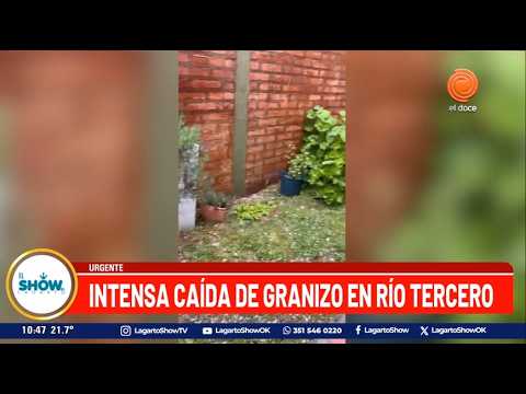 Granizo en Río Tercero