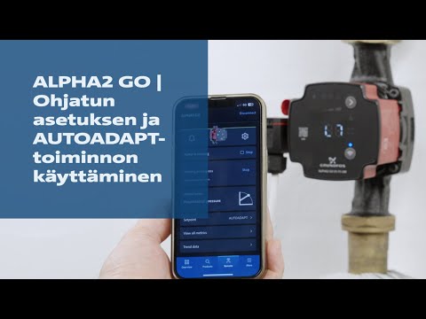 ALPHA2 GO Ohjatun asetuksen ja AUTOADAPT-toiminnon käyttäminen}