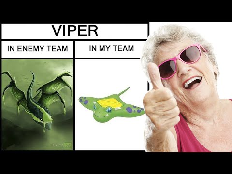 VIPER IN ENEMY TEAM VS. VIPER IN MY TEAM | DOTA 2