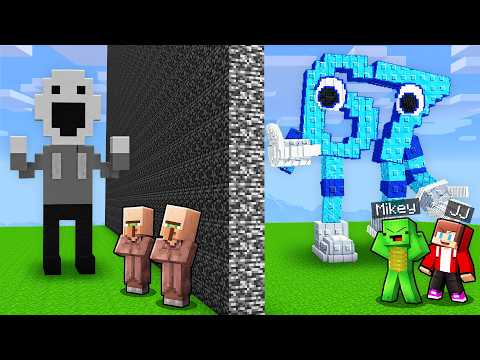 Villagers vs JJ & Mikey 67 Brainrot Build Battle in Minecraft (Maizen)