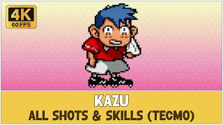All Shots & Skills by Kazu (Miura Kazuyoshi) 必殺シュート 必殺技 三浦 知良 🌪️ | Captain Tsubasa 4 キャプテン翼IV [4K]