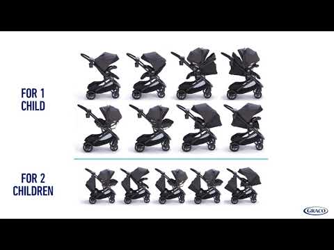 عربة اطفال اخضرغامق من جراكو video