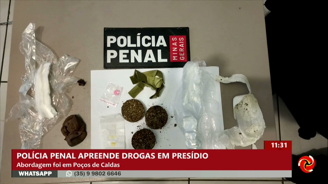Mãe tenta entrar com drogas para o filho em presídio de Poços de Caldas