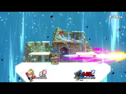 Super Smash Bros Ultimate: Zero Suit Samus vs. R.O.B
