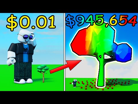 i went from POOR to RICH in Roblox apple game...