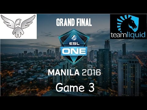Wings vs Liquid - Game 3 - ESL One Manila - Highlights