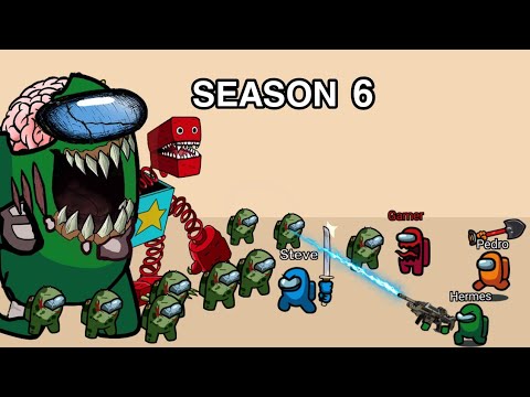 Among Us Zombie Season 6 - Ep 58  ~ 64 - Among Us Animation