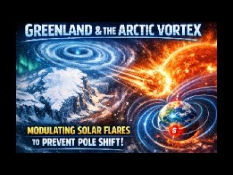 The Arctic Vortex Code: How Greenland Stabilizes Earth During Solar Storms.and Pole Shifts.