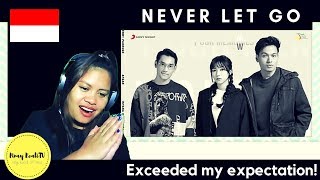 NEVER LET GO - AFGAN,ISYANA AND RENDY | Self-taught singer listens.