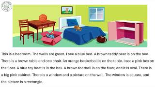 ISS3 - Unit 1 - Lesson 5: Describe a bedroom