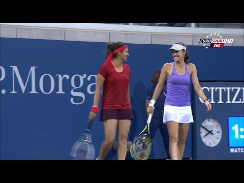 Martina Hingis/Sania Mirza vs. Sara Errani/Flavia Pennetta US Open 2015 SF ❤️💜