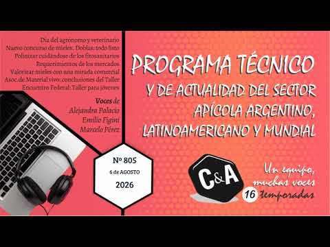 Campo y Abejas 2026 08 06 Alerta colza. Mercados exigentes. Asociar Cabañas. Taller para jóvenes
