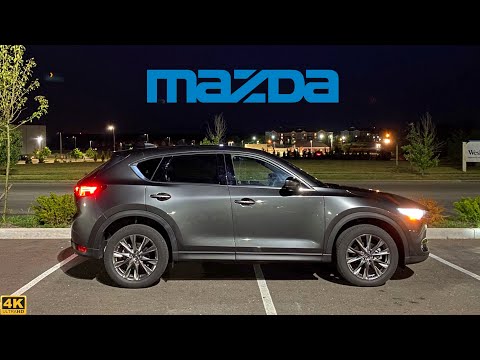 AT NIGHT! -- 2020 Mazda CX-5 Signature // In-Depth Look at Lighting, Interior & Exterior!