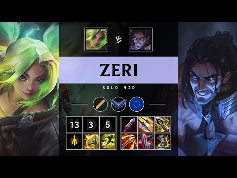 Zeri Mid vs Sylas - EUW Diamond Patch 25.S1.3