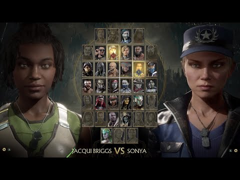 Mortal Kombat 11 - jacqui briggs vs sonya - hard