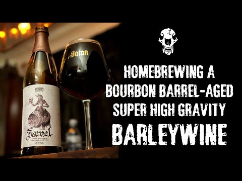 Homebrewing a Bourbon Barrel-Aged Super High Gravity Barleywine!
