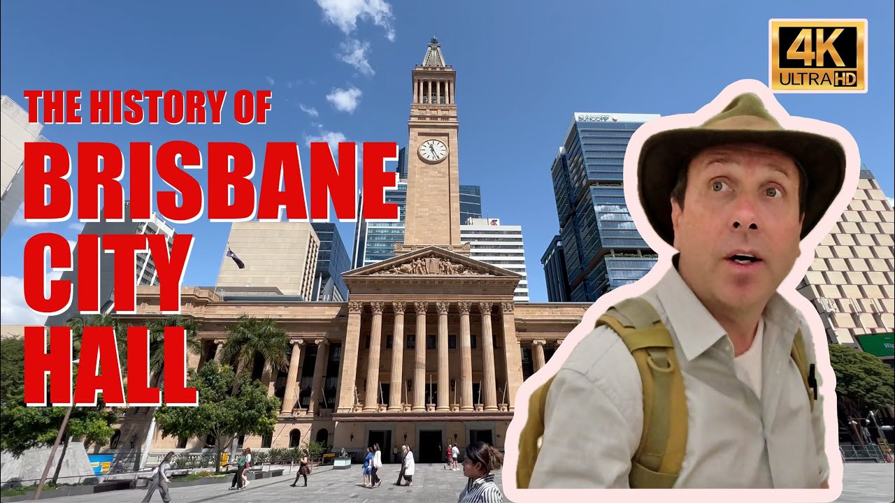 A traveler embarks on exploration of Brisbane City Hall.
