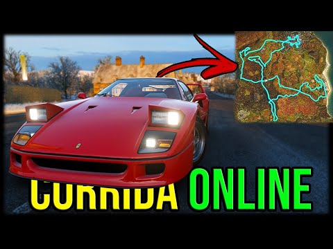 Forza Horizon 4 - CORRIDA ONLINE DISPUTADA de FERRARI F40 *sacanagem isso*