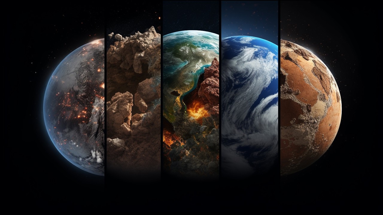 Les planètes Terres disparues - les paysages étonnants des passés lointains