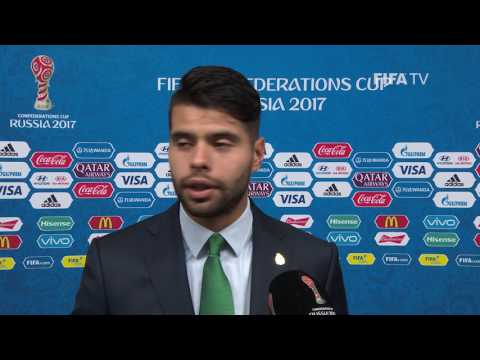Nestor Araujo Post-Match Interview - Match 9: Mexico v Russia - FIFA Confederations Cup 2017