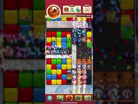 Toon Blast level 7703. No coins or Boosters