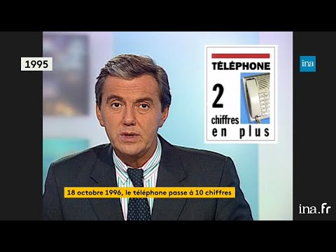 October 18, 1996, the telephone goes to 10 digits | Franceinfo INA