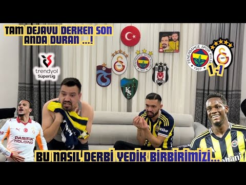 IF FENERBAHÇE FANS WATCH THE GALATASARAY DERBY 1-1 JHON DURANNNNNNN...! (REACTION)