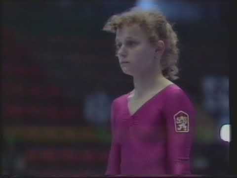Alena Drevjana (TCH) - Europeans 1985 - Horse Vault Final