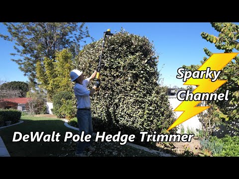 DEWALT 20V MAX* Pole Hedge Trimmer Kit DCPH820M1 Review
